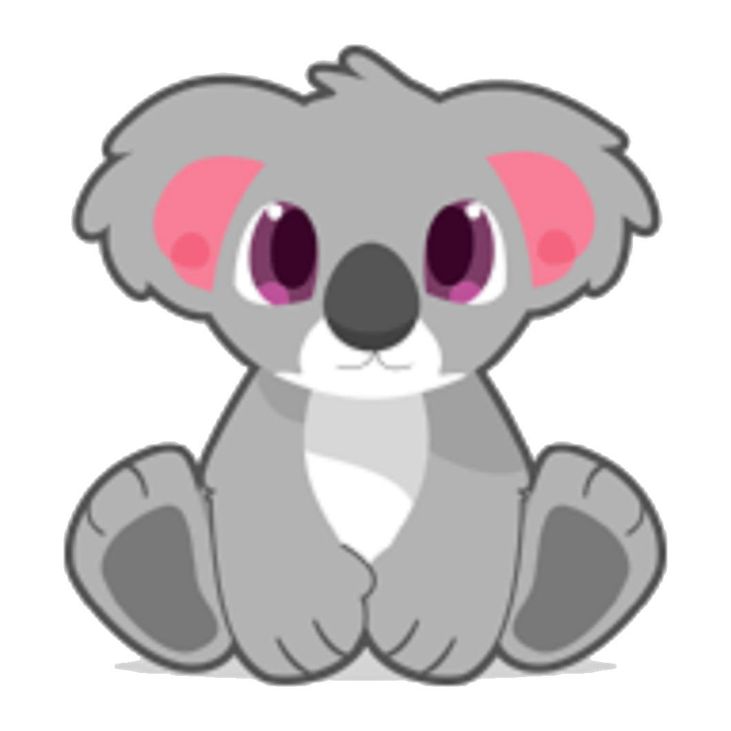 Koala sentado, símbolo de KidsBook
